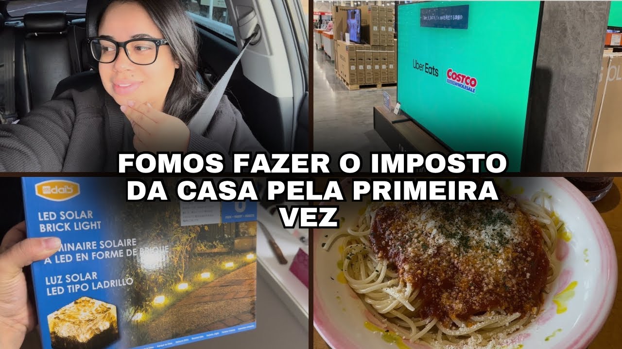 Fomos Fazer o Imposto da Casa | Mercado | Comprinhas Para área Externa 