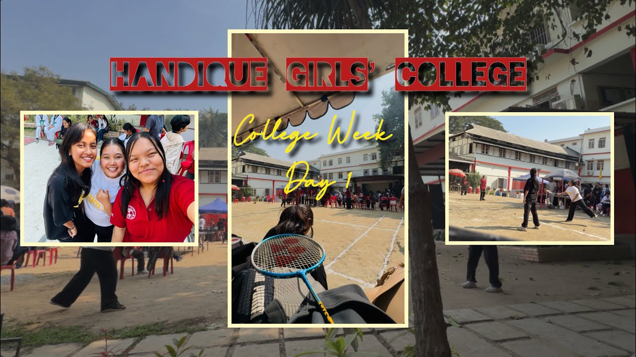 College Week Day 1 ✨ | Campus Vibes at Handique Girls’ College