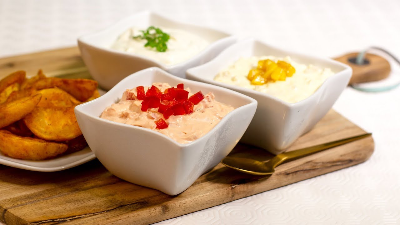3 schnelle DIPS für RACLETTE und FONDUE