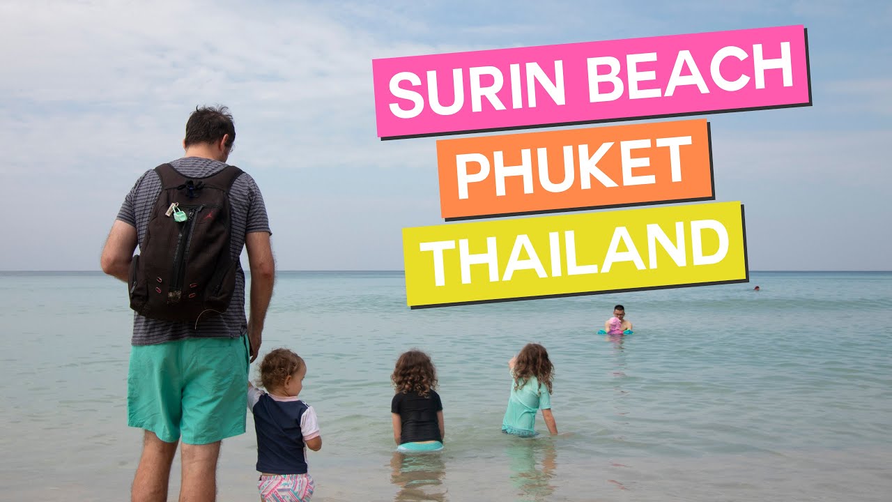 SURIN BEACH Phuket Thailand and OVERNIGHT NAP at Singapore Airport with kids