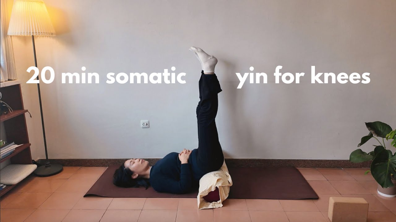 Gentle Somatic Yin Yoga for Sore Knees, Hips & Back | 20 Min Knee-Safe Routine