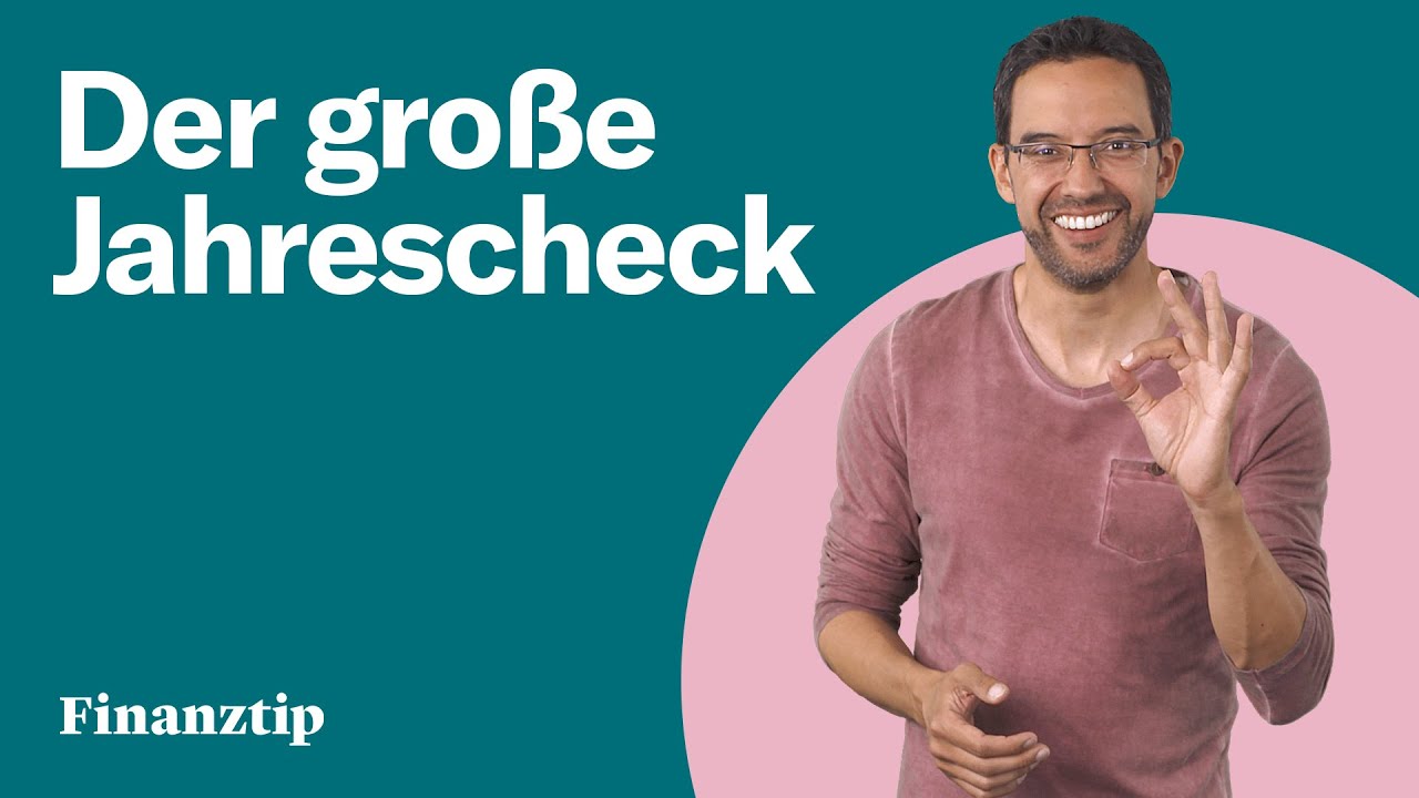Optimierung Eures Geldes 1x im Jahr