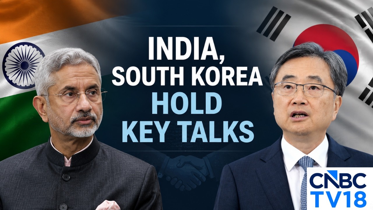 EAM Jaishankar prowadzi kluczowe rozmowy z MSZ Korei Południowej w Seulu | N18V | CNBC TV18