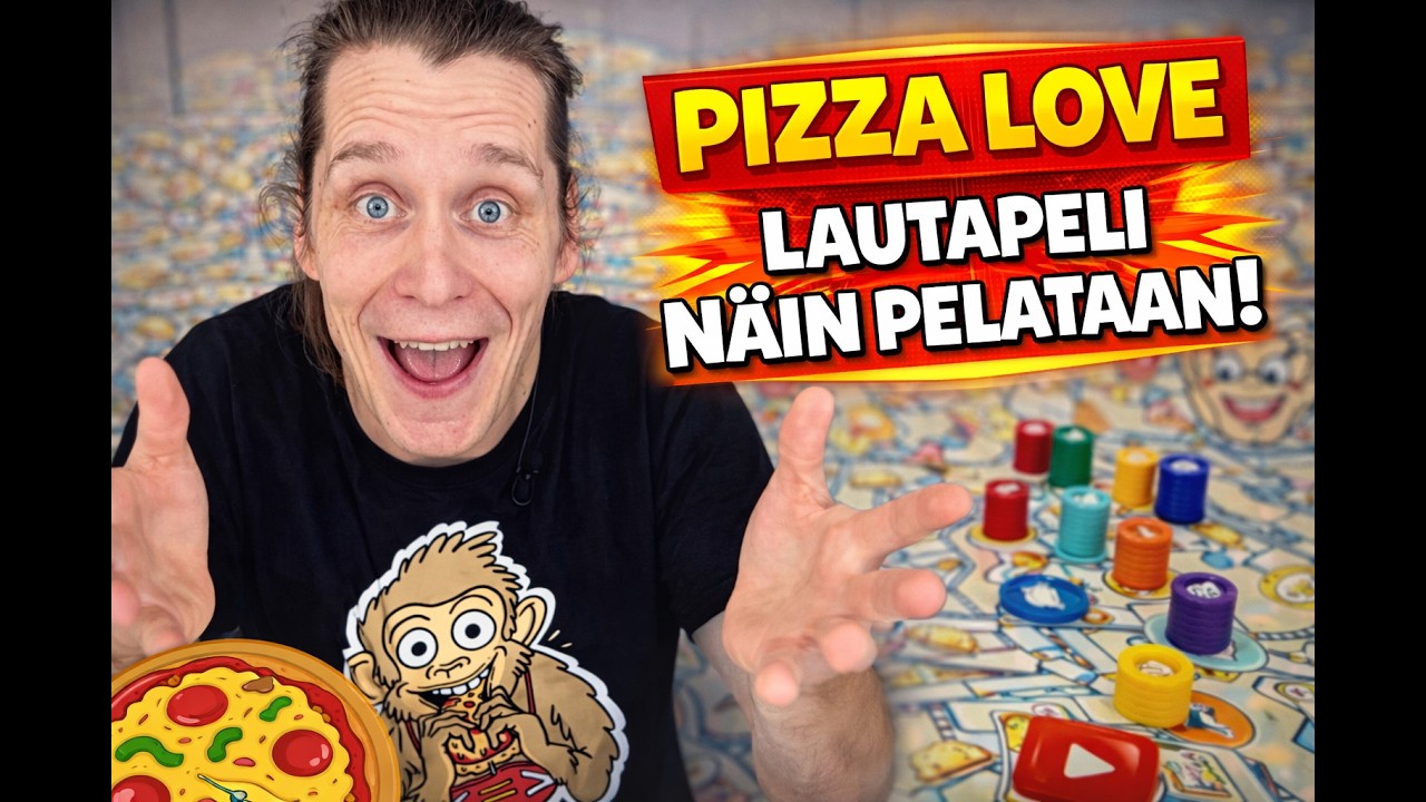 Pizza Love -lautapeli – Näin pelataan! 🍕❤️