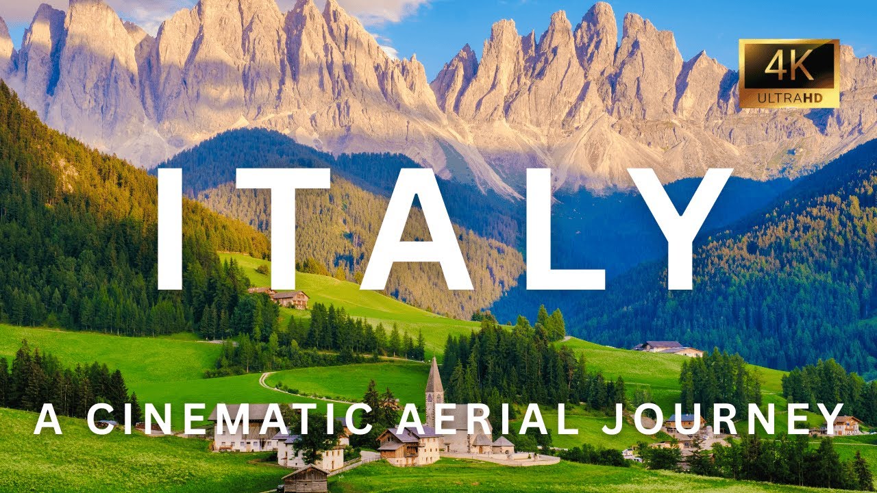 Italy in 4k | A Cinematic Aerial Journey