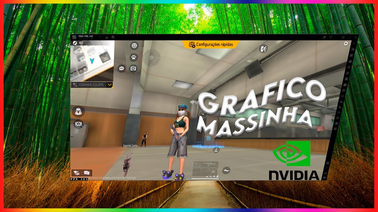 COMO COLOCAR GRAFICO DE MASSINHA EM QUALQUER EMULADOR USANDO PLACA NVIDIA!! ✅