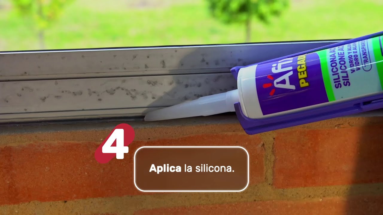 AFIX PEGADIT SILICONA ACÉTICA VIDRIO Y ALUMINIO