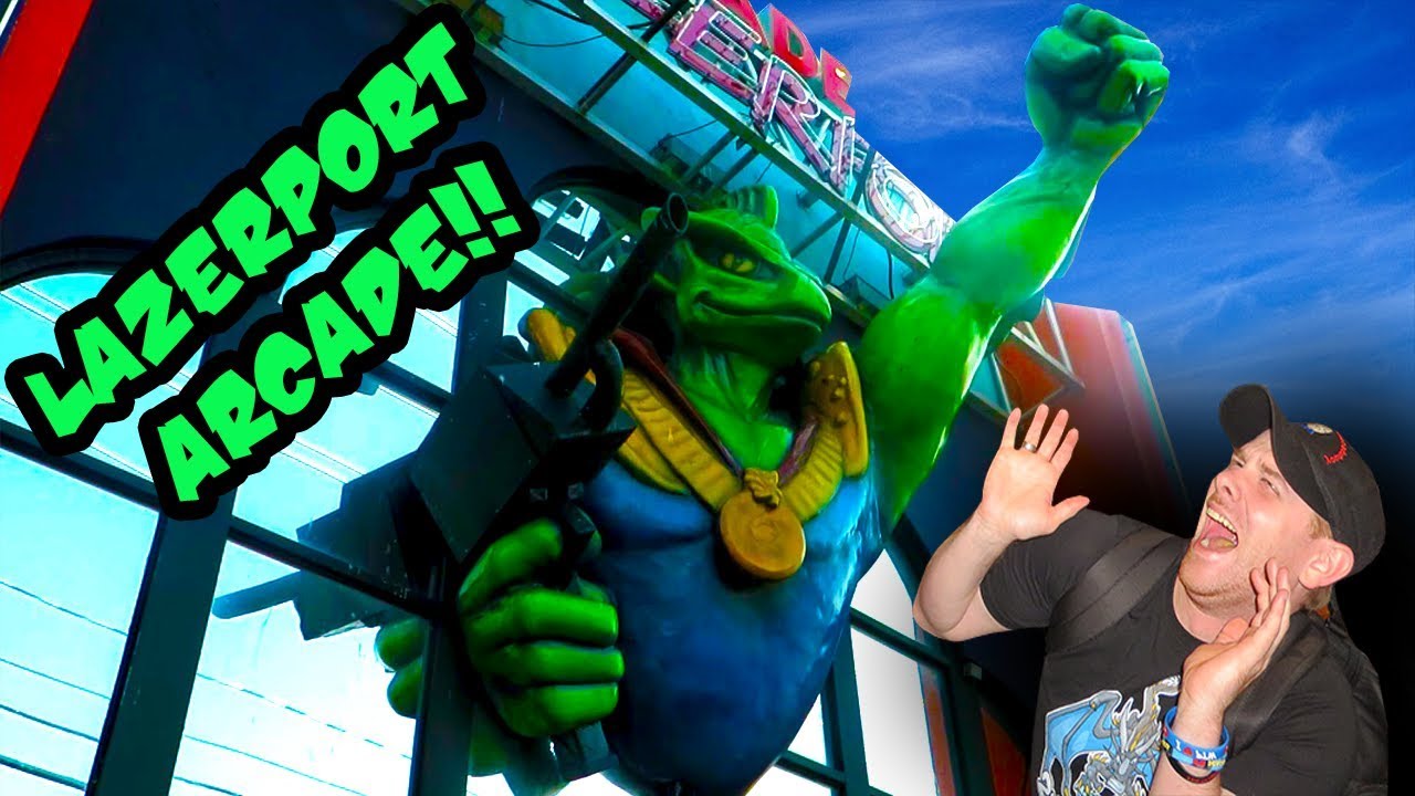 Crazy Games at Lazerport Arcade in Pigeon Forge Tennessee Winning Jackpots at the Arcade! TeamCC