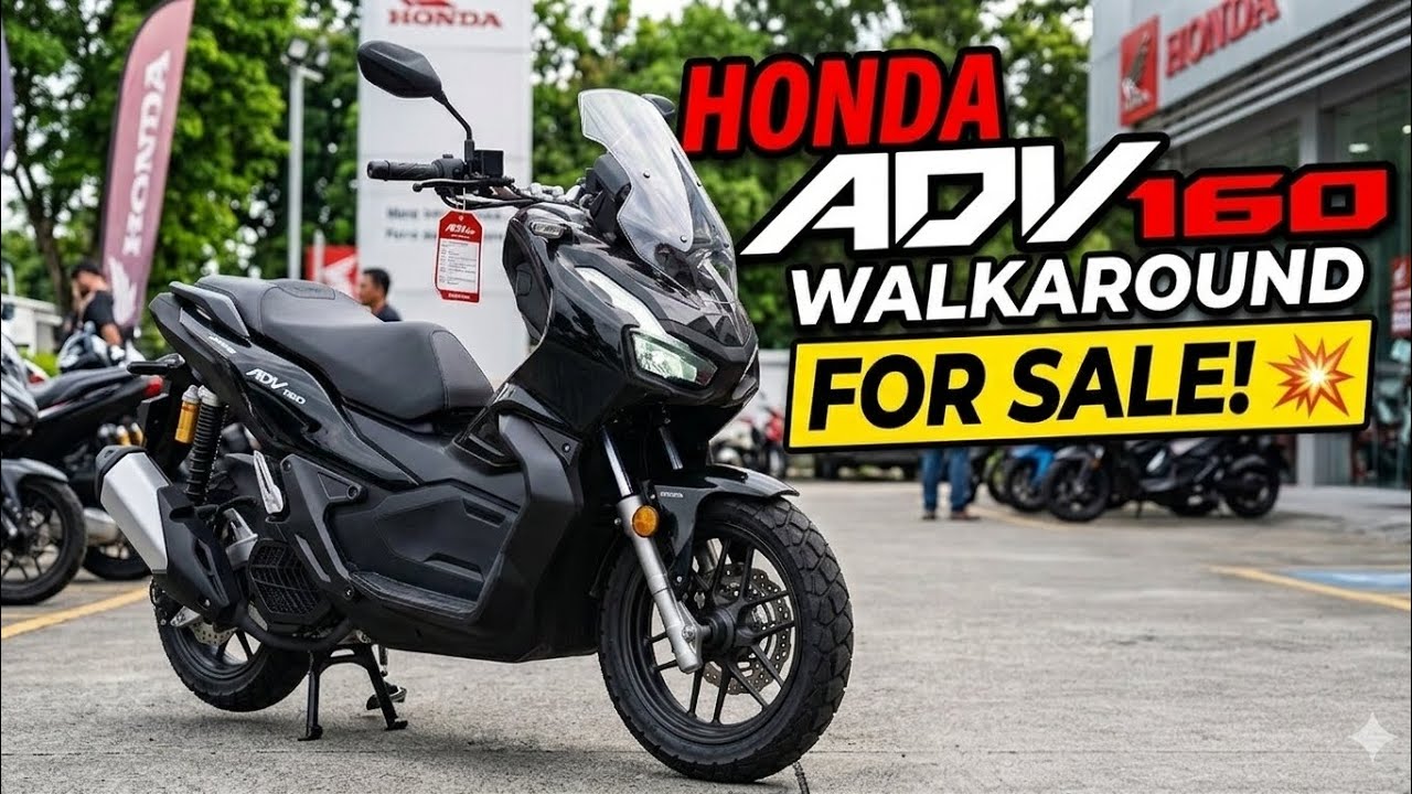 Honda ADV 160 Black Walk Around 