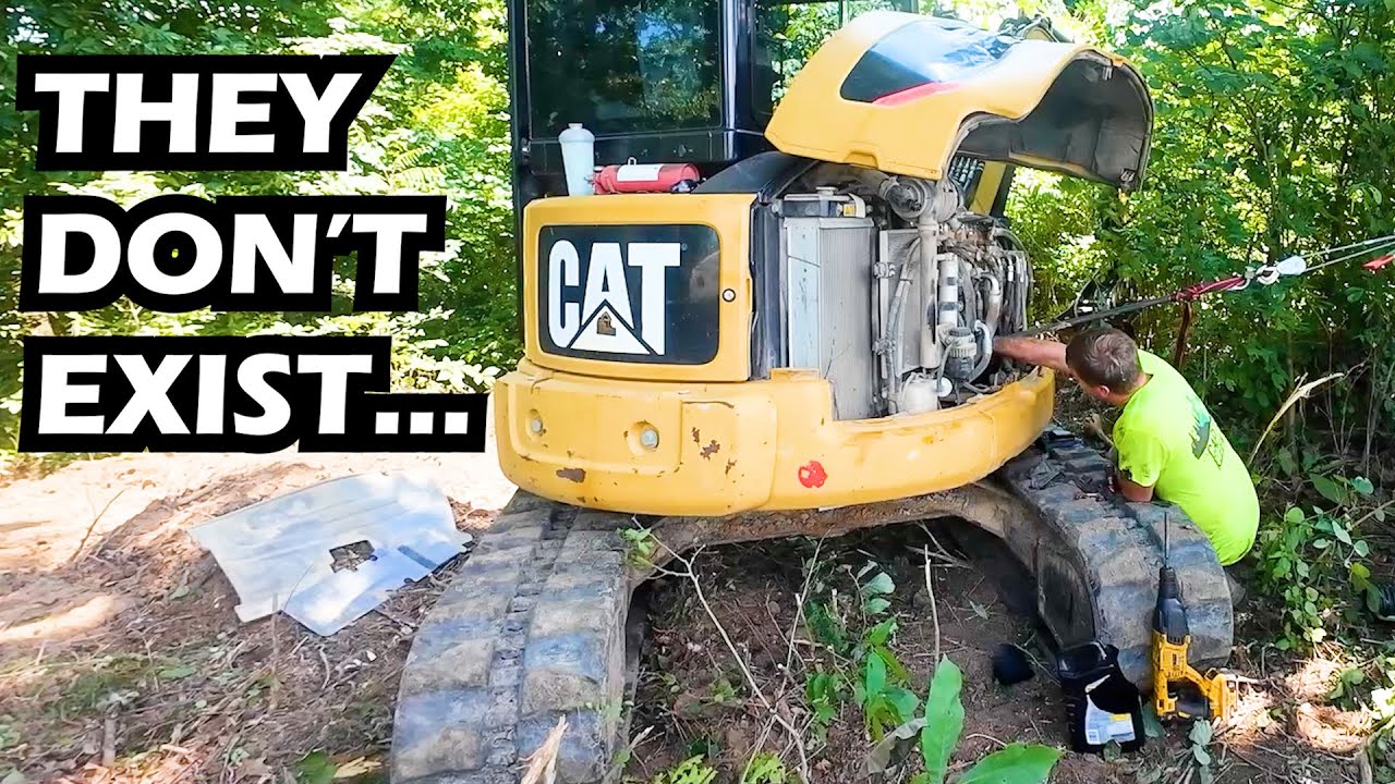 The Reality of Small Excavation Jobs - Clearing Cliffside - Caterpillar 304