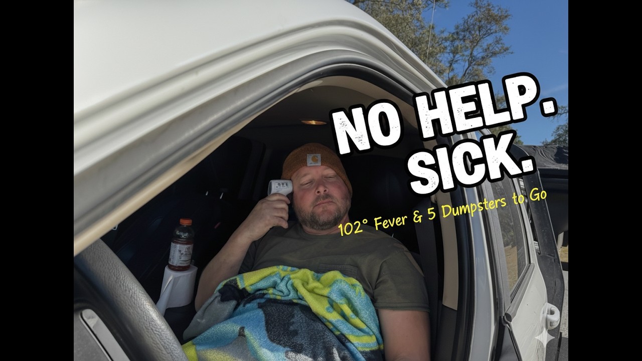 No Help, High Fever: Delivering Dumpsters with the Flu!