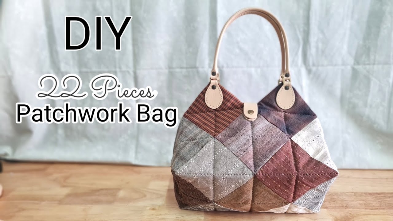EP 95 DIY 22 Pieces Patchwork Bag | Bag sewing tutorials