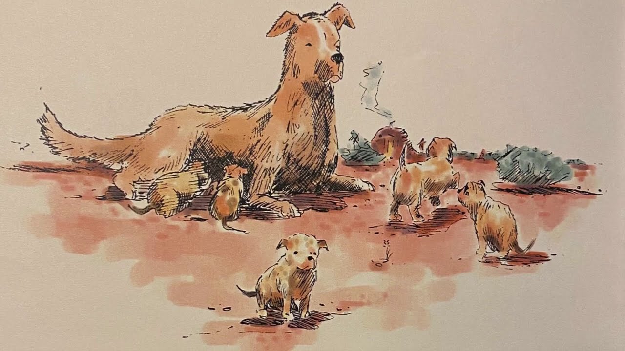 Legend of the First Dog in Navajo Language