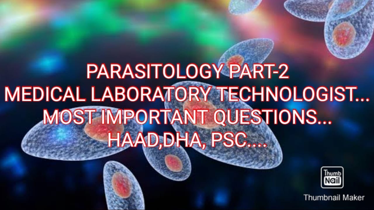 PARASITOLOGY PART-2 I MLT SUPER GUIDE I MEDICAL LABORATORY TECHNOLOGIST I PSC I JIPMER I AIIMSI DHA.