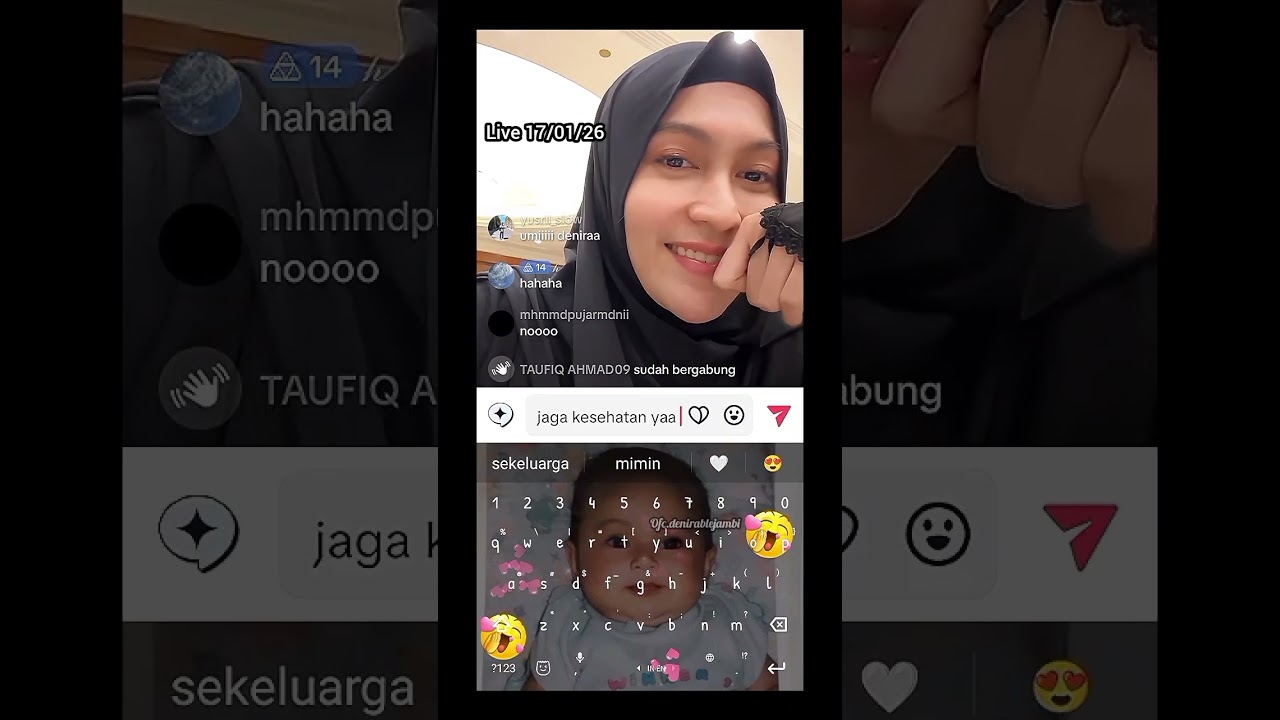 LIVE TIK TOK DENIRA WIRAGUNA 17 JANUARI 2026 DI MADINAH