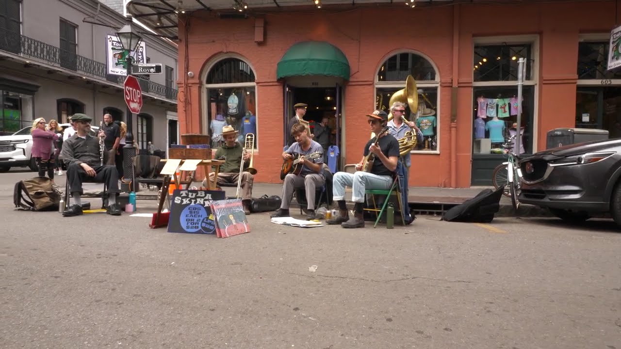 Junco Partner" Tuba Skinny Busking on Royal Street 