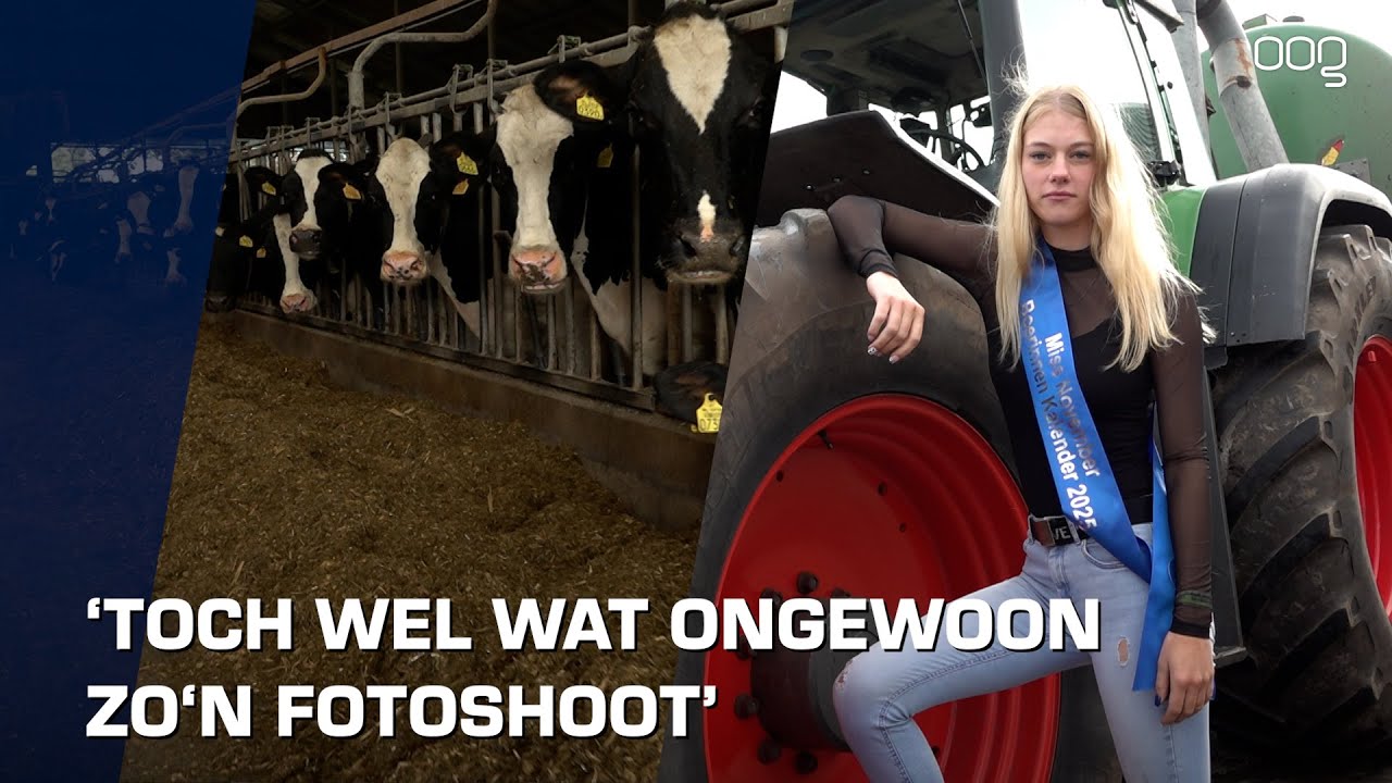 Marit uit Haren vertegenwoordigt Groningen in de jaarlijkse Boerinnenkalender