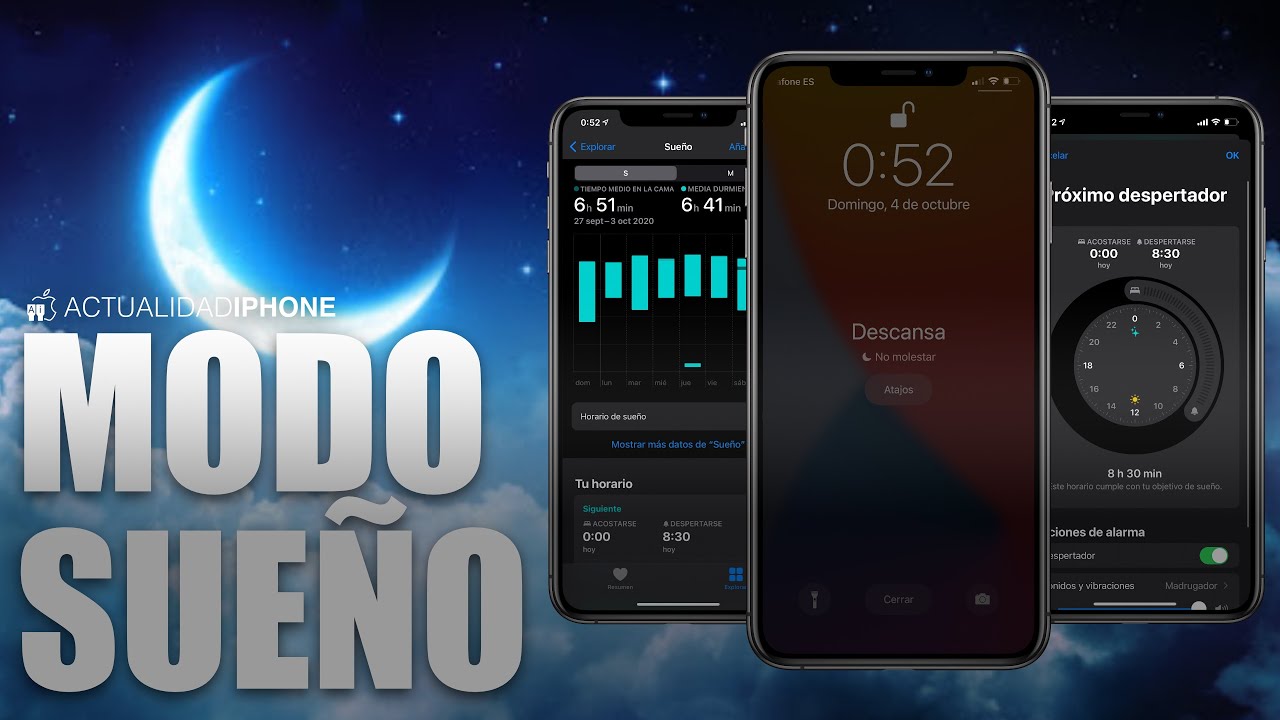 Así funciona el MODO SUEÑO de iOS 14