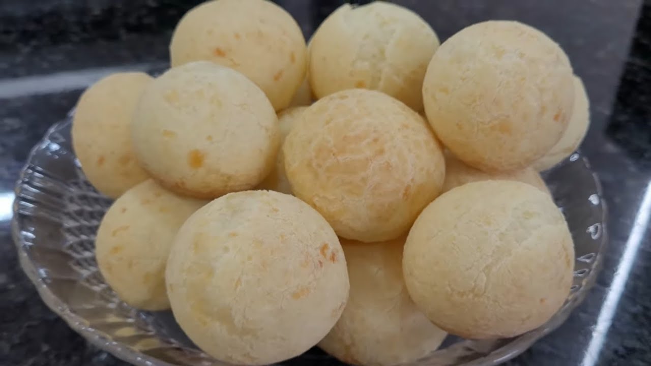 PÃO de QUEIJO feito com POLVILHO DOCE! RECEITA FÁCIL e DELICIOSA 😋