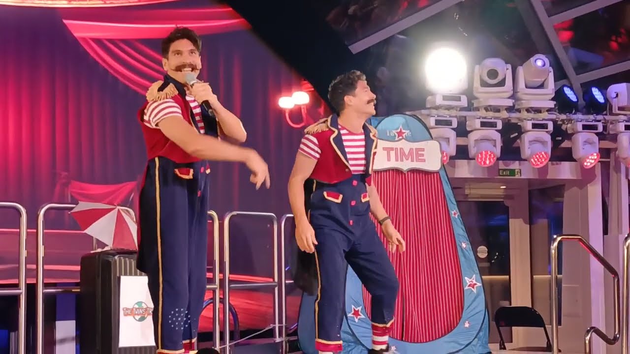 BEST STAR PRINCESS ENTERTAINMENT? THE TWIN TRIP SHOW In The DOME! (MUST-SEE Cruise Performance)