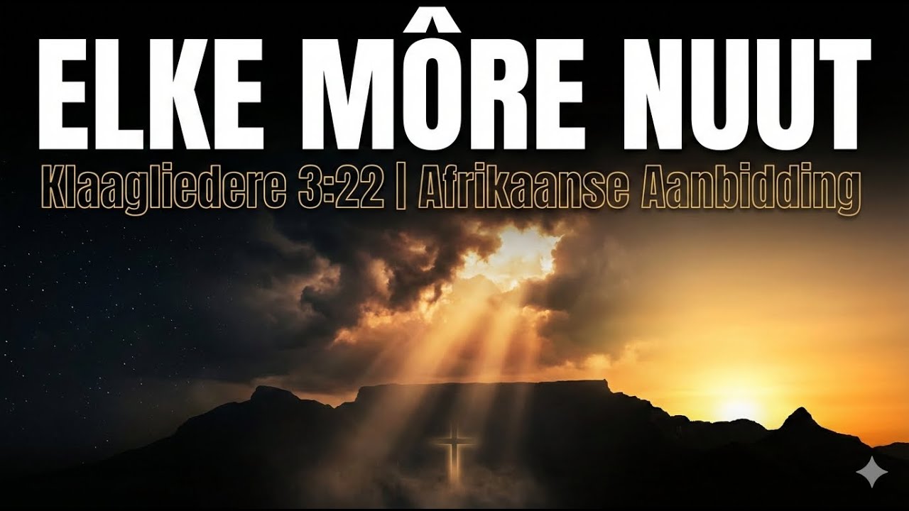 Elke Môre Nuut | Klaagliedere 3-22 | 'n Nuwe Begin vir 2026 🙏