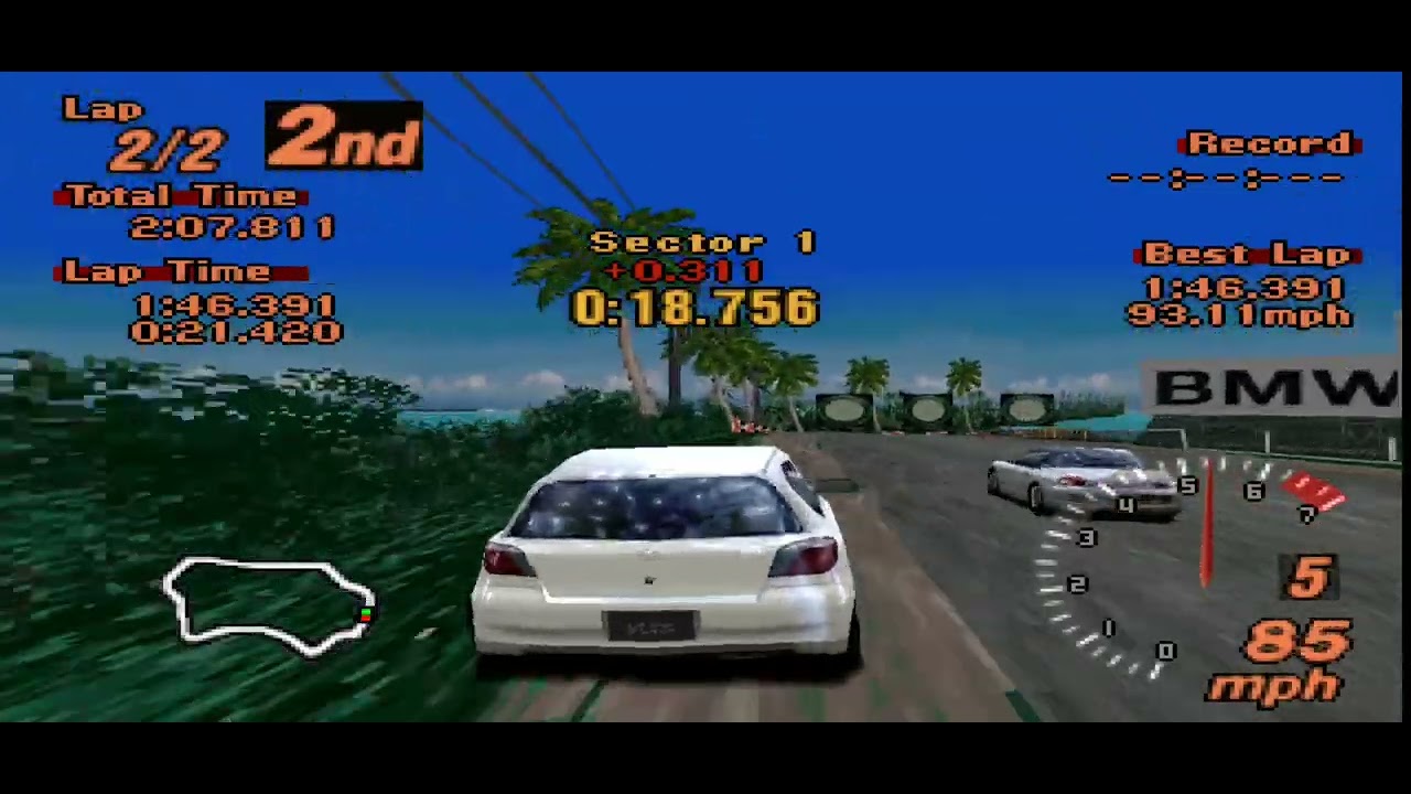 Gran Turismo 2 - Light-Weight K Cup Event Race 3 Retry(Duckstation)