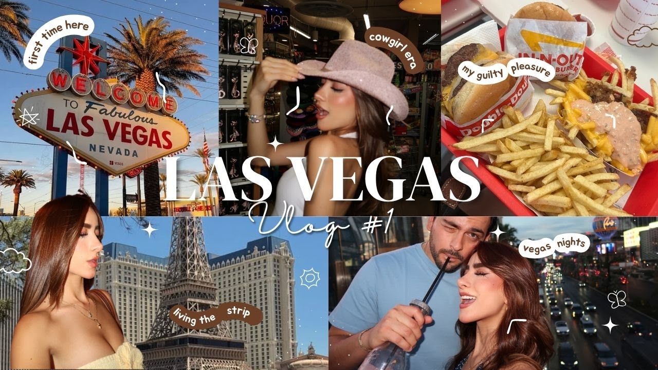 Turisteando por LAS VEGAS 🃏🍸💋 (por primera vez)  vlog #1✨