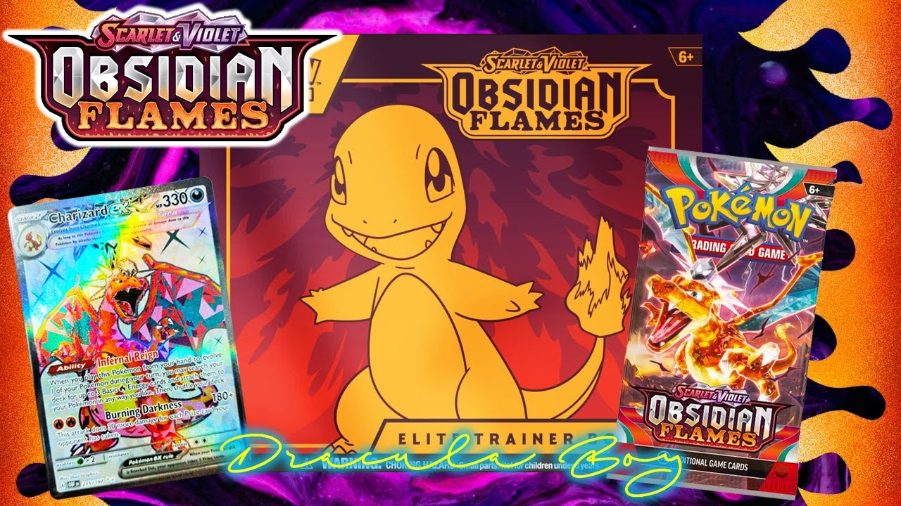 Obsidian Flames Elite Trainer Box - Salieron cartas chidas POKEMON Tcg