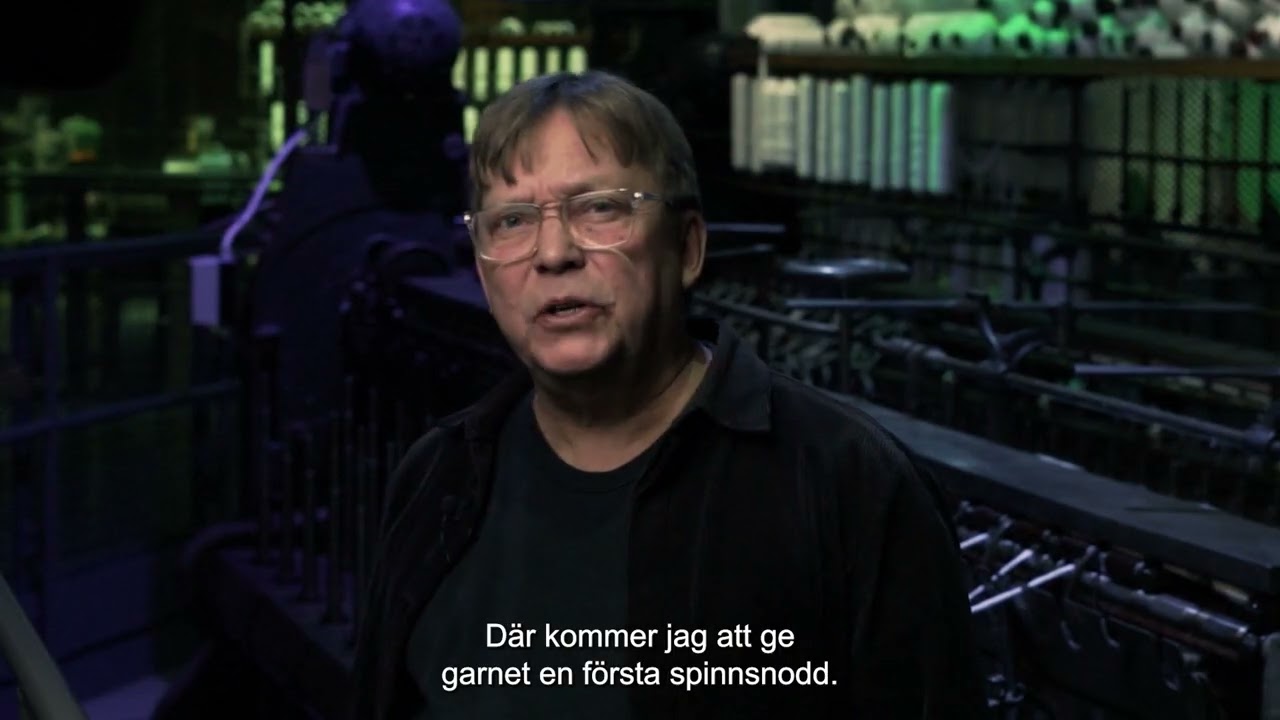 Maskinvisning: Från bomullsbal till spunnet garn