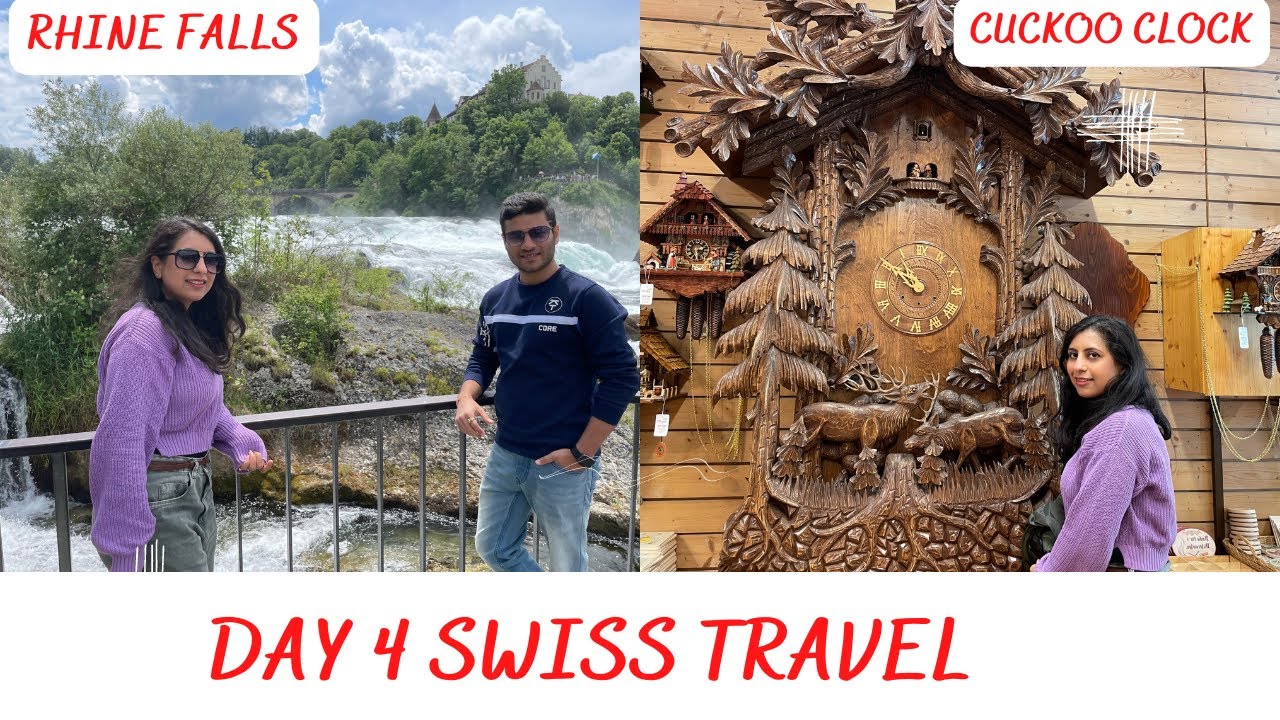 World's Largest Cuckoo Clock |Tour to Rhine Fall | Black Forest Cuckoo Clock | Day 4 Swiss Travel