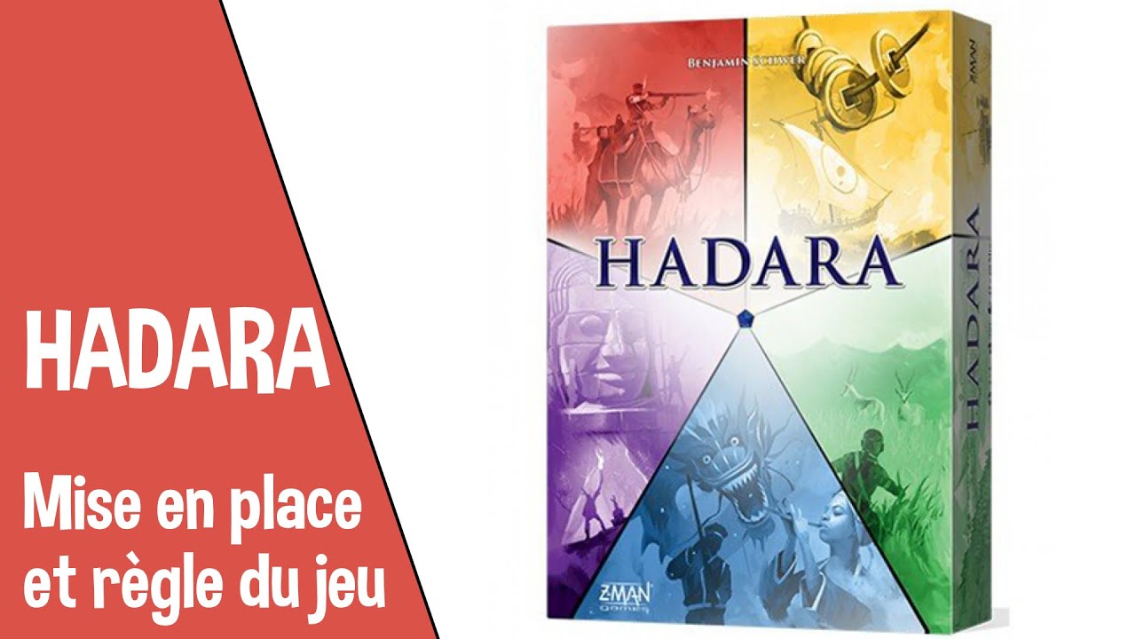 ❓🎲 [Comment... Y JOUER ?] Hadara - Mise en place et r&egrave;gle du jeu
