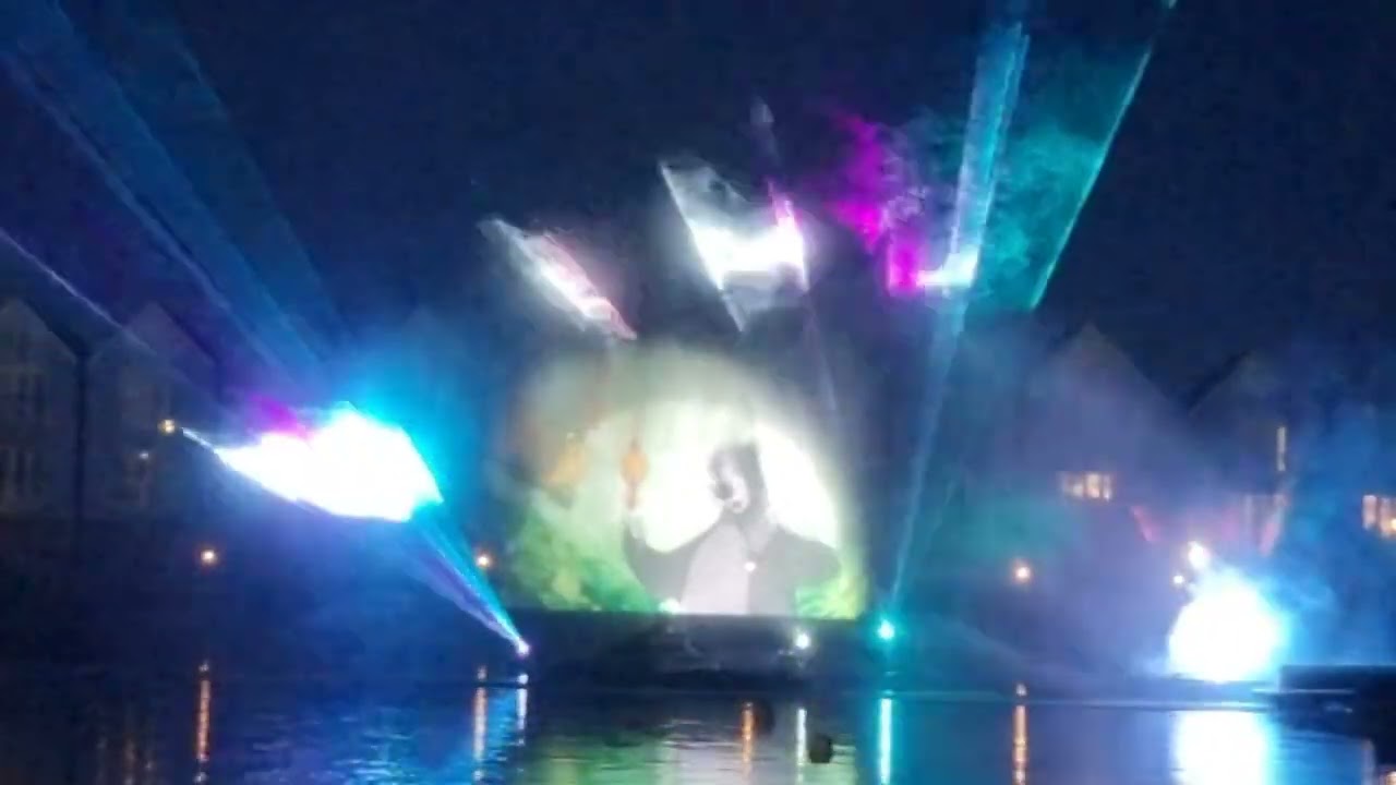 Chichester laser light show 2025 - Disney Theme