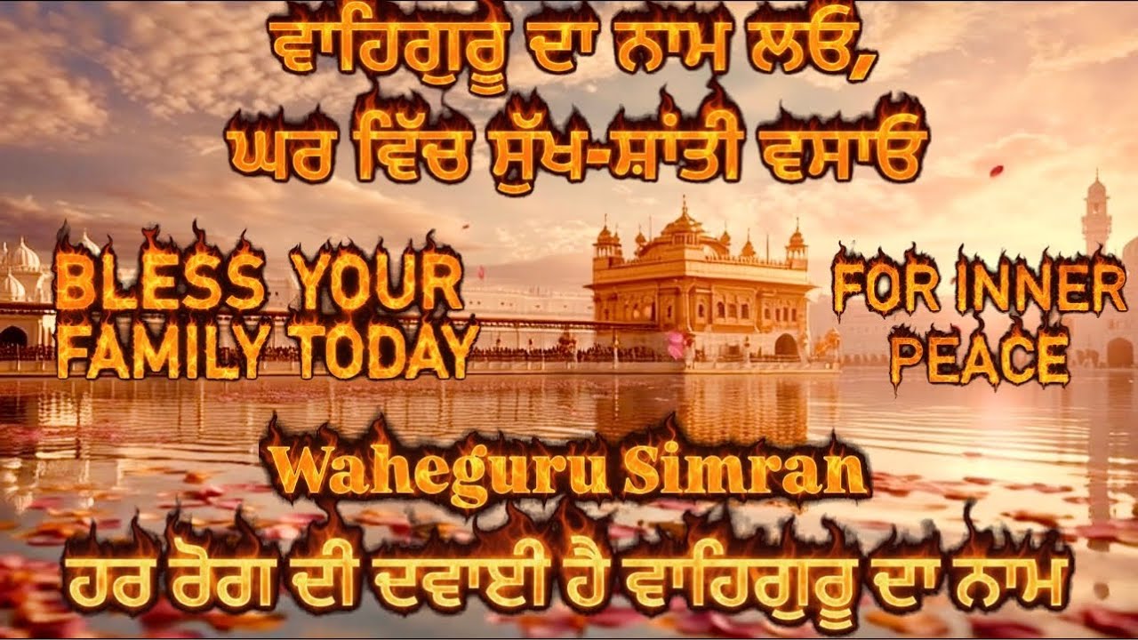 Waheguru Simran - 1 hour Nonstop | ਇਸ ਜਾਪ ਨੂੰ ਸੁਣੋ ਤੇ ਆਪਣੇ ਦਿਲ ਵਿੱਚ ਵਾਹਿਗੁਰੂ ਨੂੰ ਵਸਾਓ | Meditation 