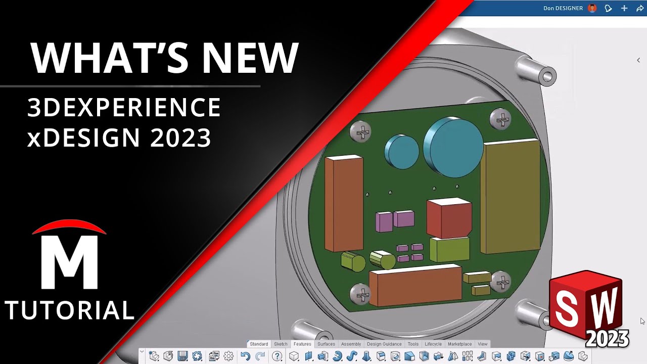 3DEXPERIENCE xDesign Tutorial - What's New in SOLIDWORKS 2023