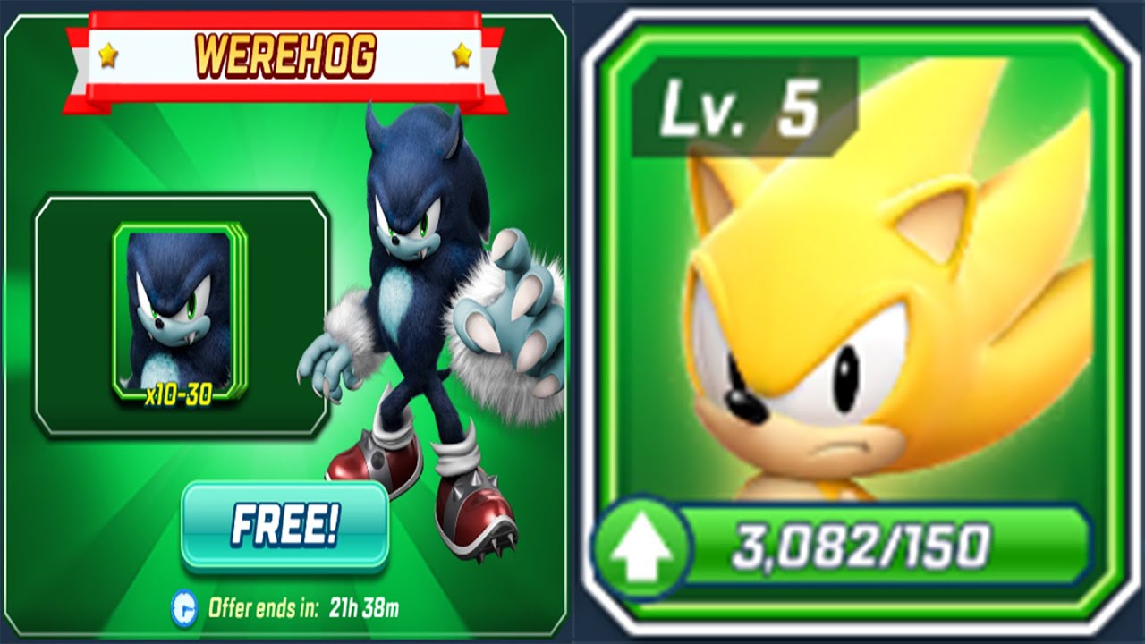 Sonic Forces Speed ​​Battle — Новое событие на Хэллоуин с Werehog | Классическая битва Супер Соника