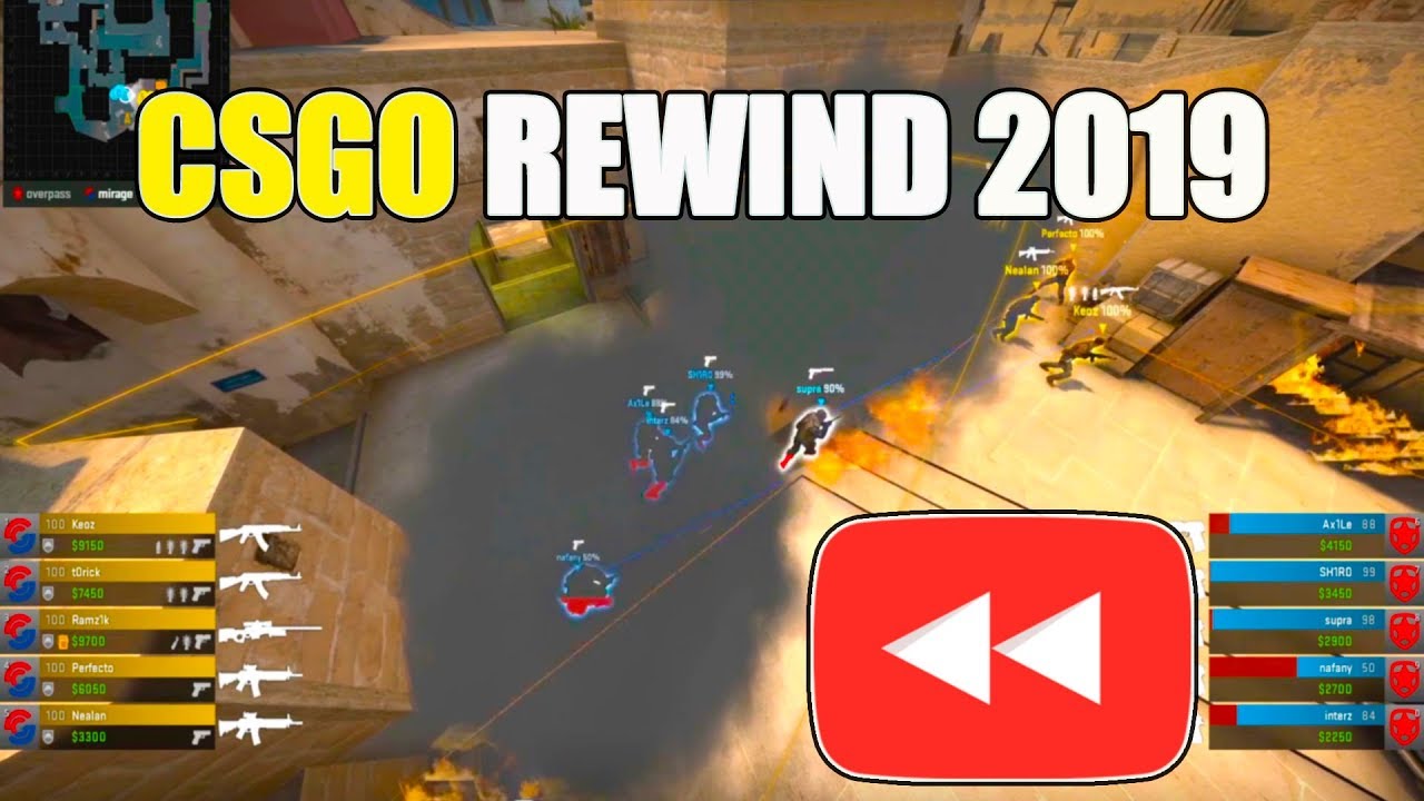 ЛУЧШИЕ ПРО КСГО МОМЕНТЫ 2019 ГОДА (CSGO REWIND)