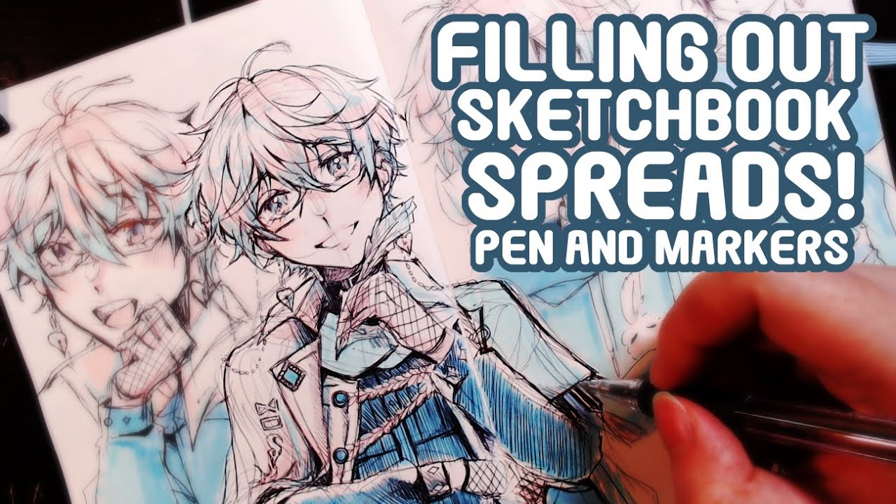 Time for more Sketches! |Pen and Marker!
