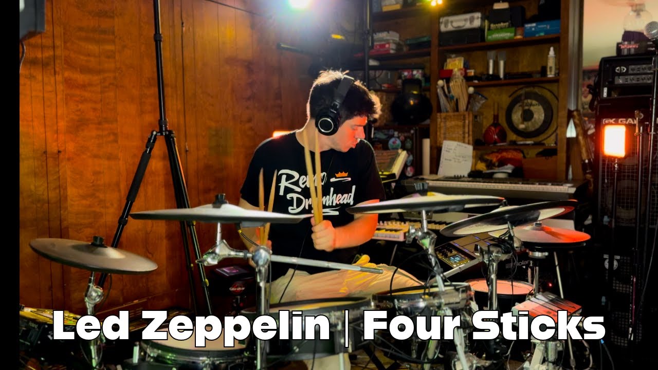 Led Zeppelin | Four Sticks - Drum Cover