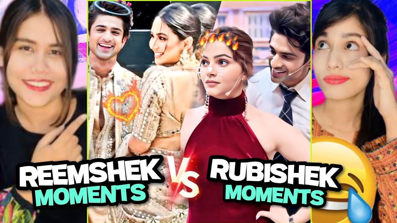 Reem & Abhishek vs Rubina & Abhishek 💥 Cutest Moments Reaction | #Rubishek vs #AbhiReem | Ashmah2.0