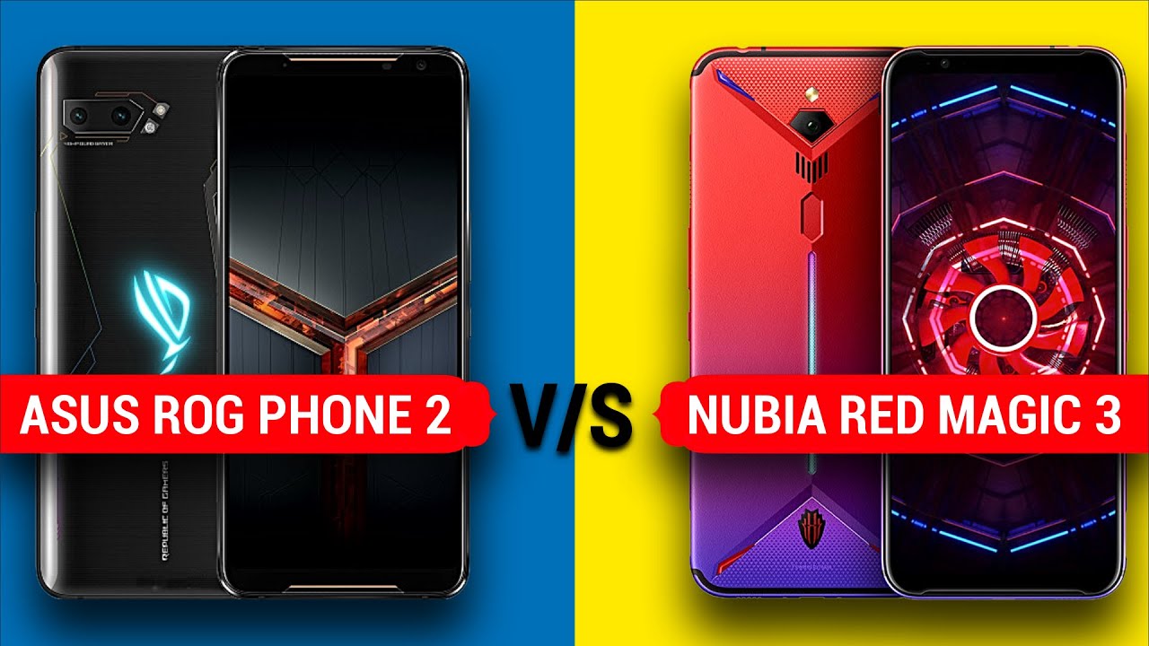Asus Rog Phone 2 vs Red Magic 3 || Full Comparison - Display, Camera, Battery, Benchmark & More...