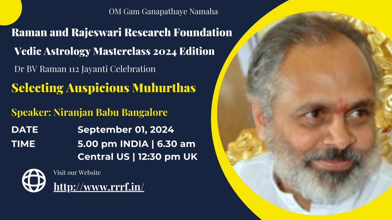 Selecting Auspicious Muhurthas