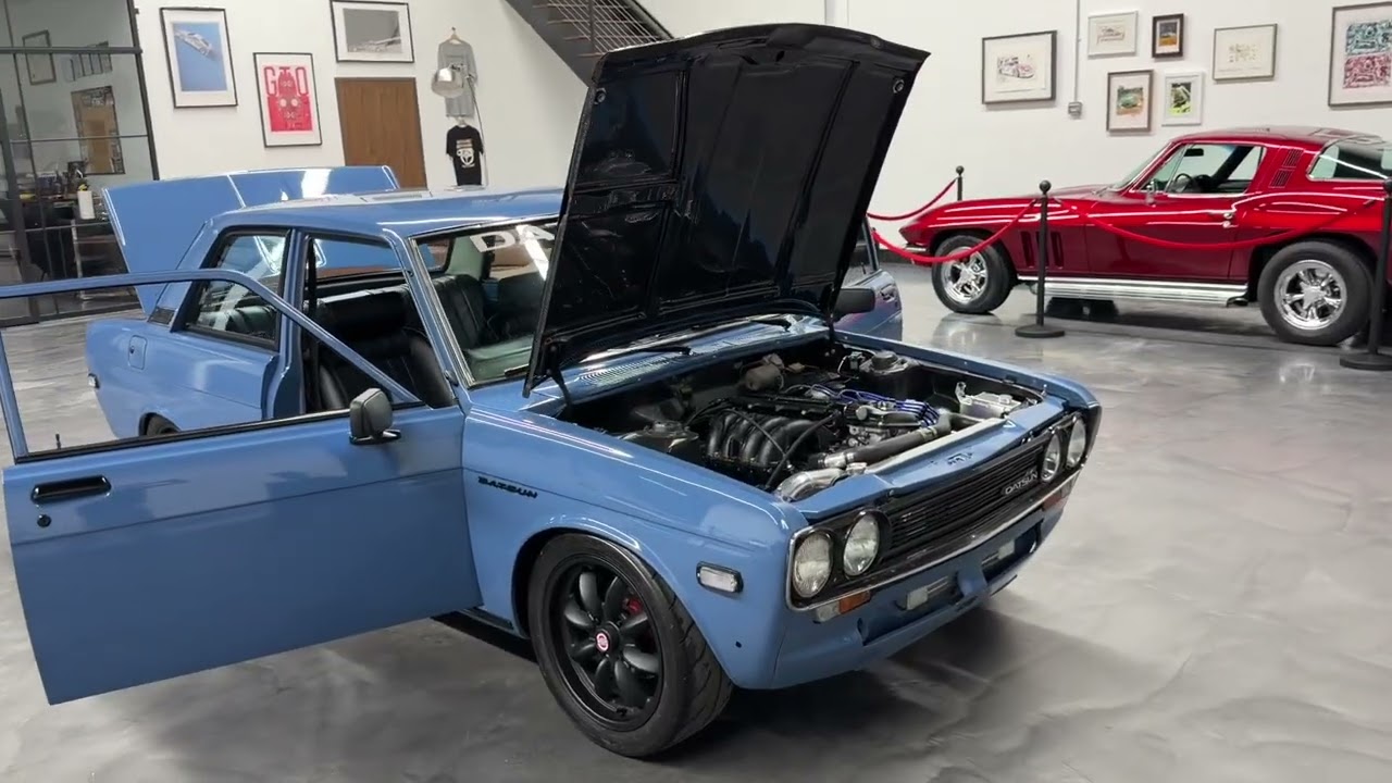 1972 Datsun 510 walk around and cold start