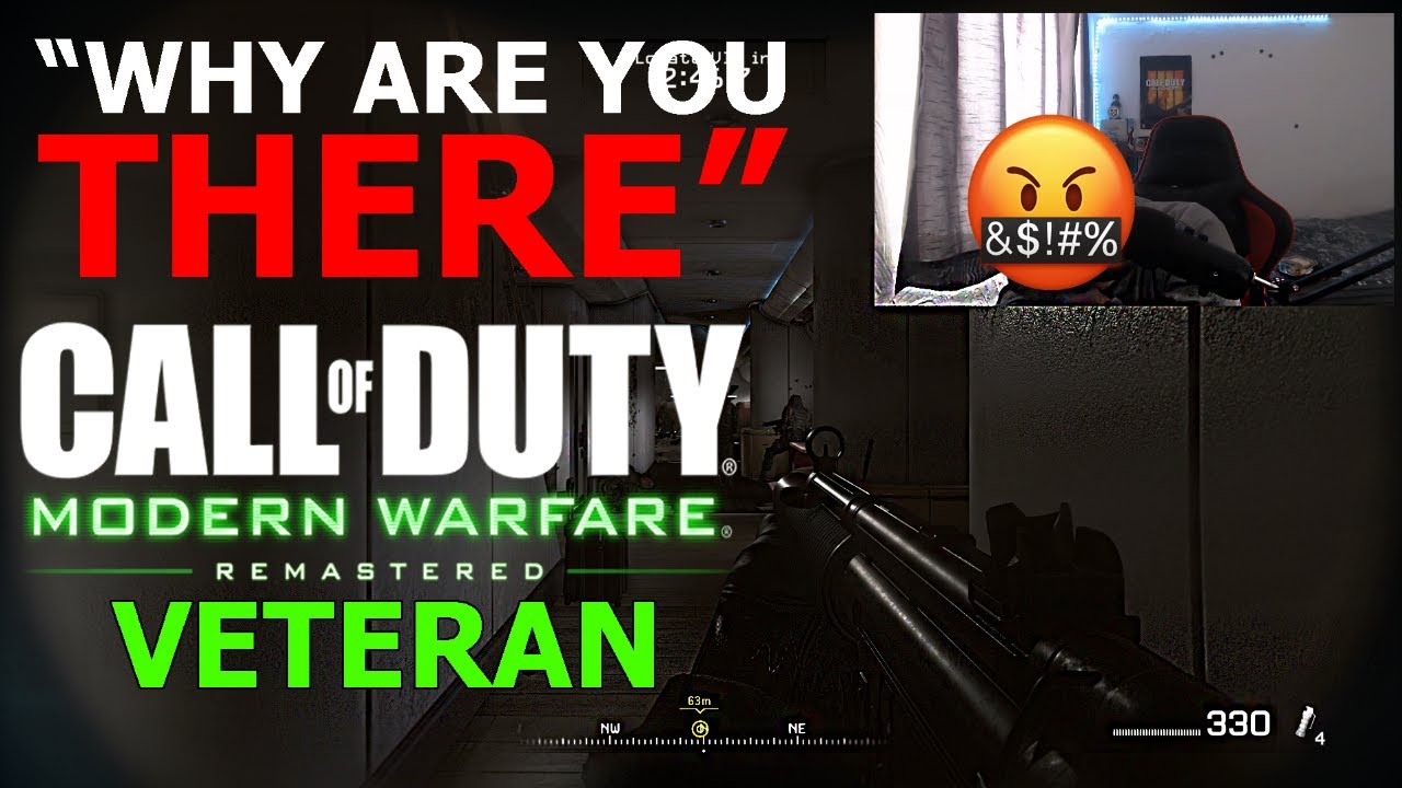 THIS MADE ME RAGE TO HARD!! MILE HIGH CLUB ON VETERAN DIFFICULTLY ( MODERN WARFARE REMASTERED )