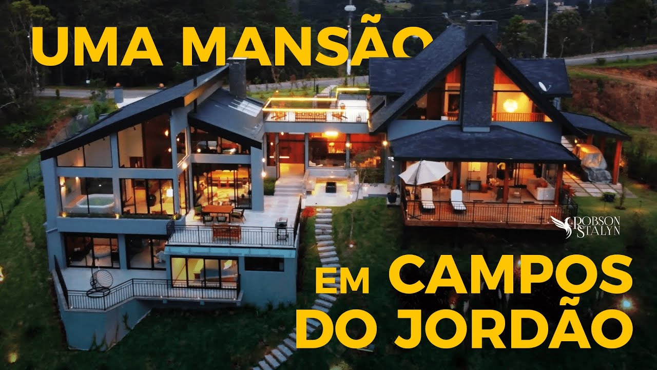 Uma linda Mansão de Condomínio Em Campos dos Jordão.