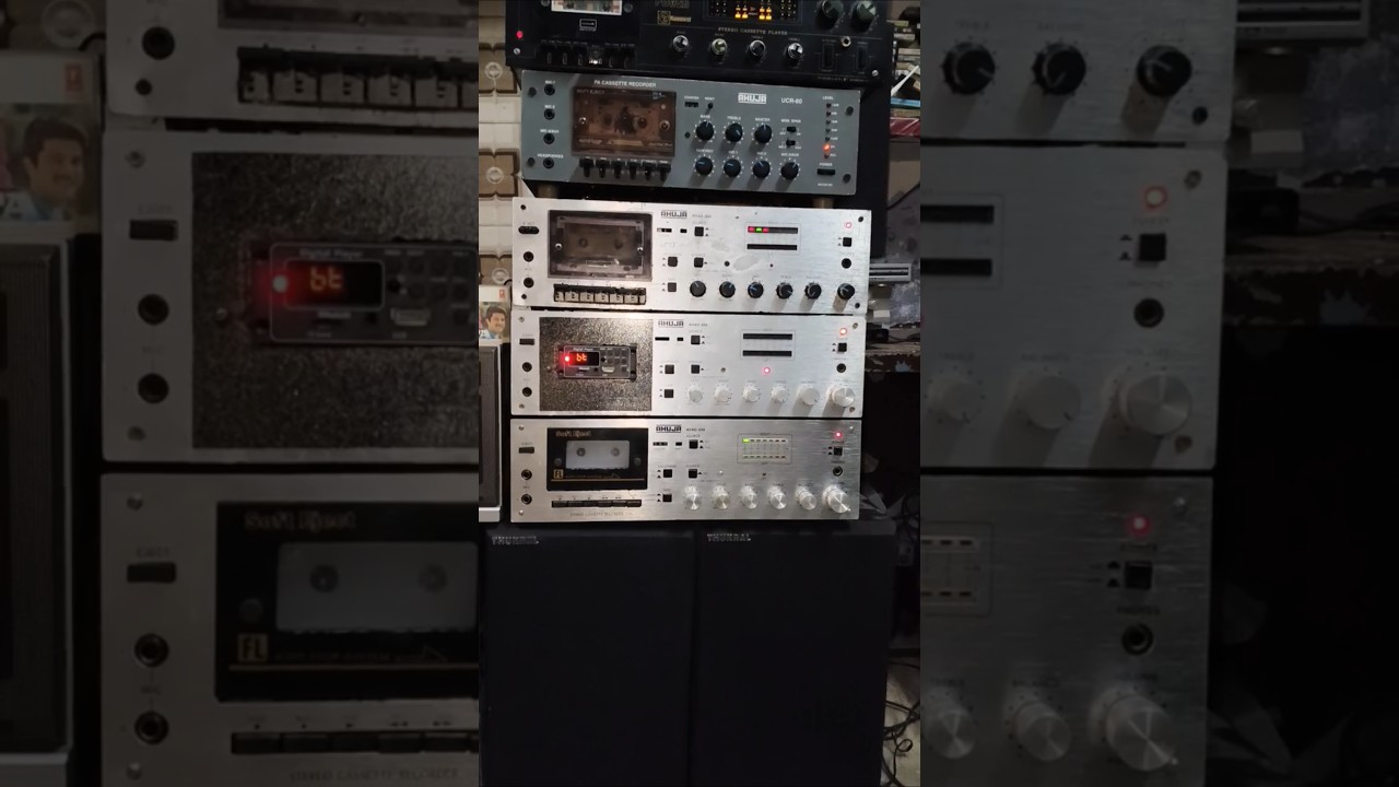 Ahuja 4040sm Stereo Cassette Recorder Deck Amplifier Available 📱 7742853435 #ahuja #4040sm #cassette