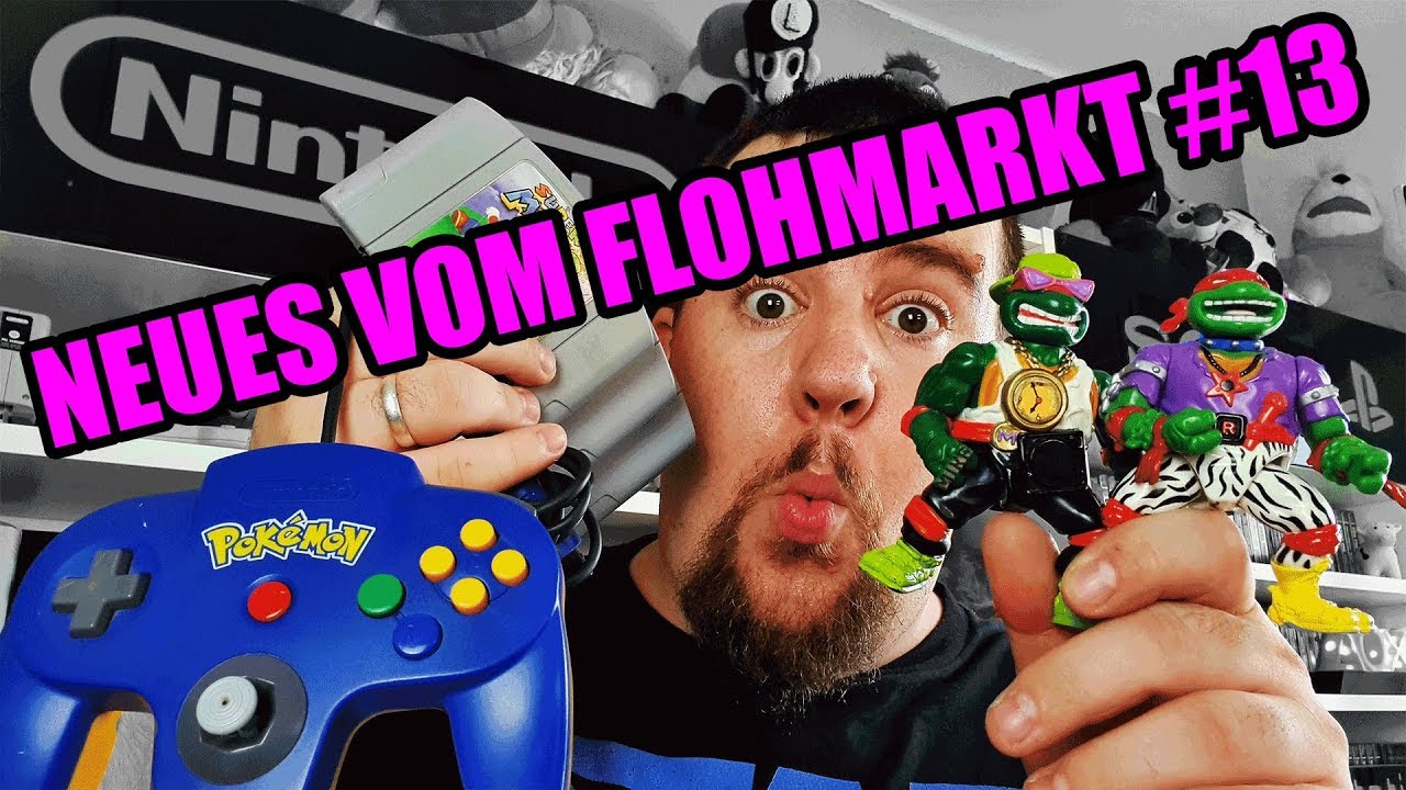 Neues vom Flohmarkt #13 - Nintendo 64 und Lust auf Pizza 😁