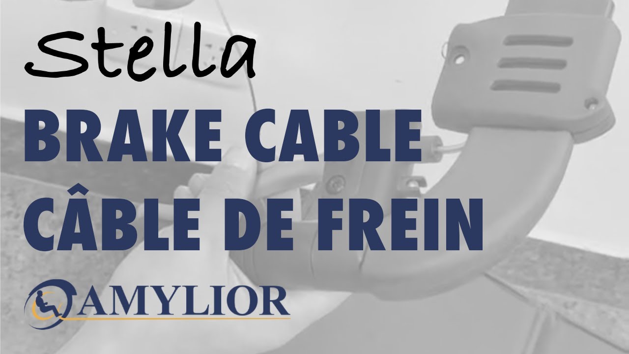 Installation du câble de frein, déambulateur Stella / Brake cable installation on a Stella Rollator