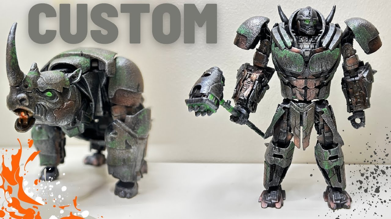 Transformers Rise of The Beasts | Rhinox | Custom | Repaint Tutorial | Studio Series 103