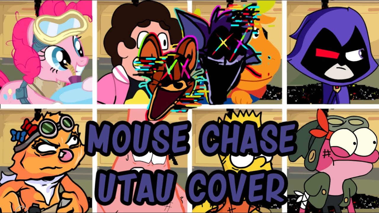 Mouse Chase but Every Turn a Different Character Sings(FNF Mouse Chase Everyone Sing) - [UTAU Cover]
