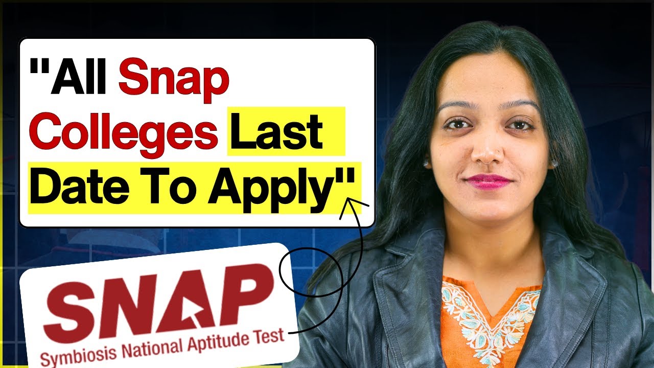 All Snap Colleges Last Date To Apply - SNAP Exam #mba